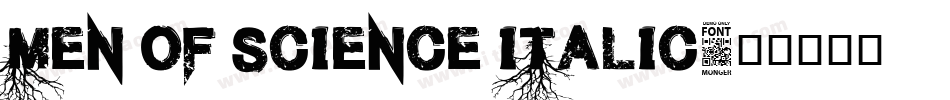 Men of Science Italic字体转换